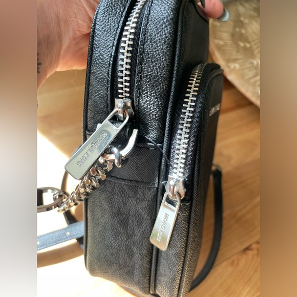 Black Pebble Leather Michael Kors Purse - Picture 10 of 11